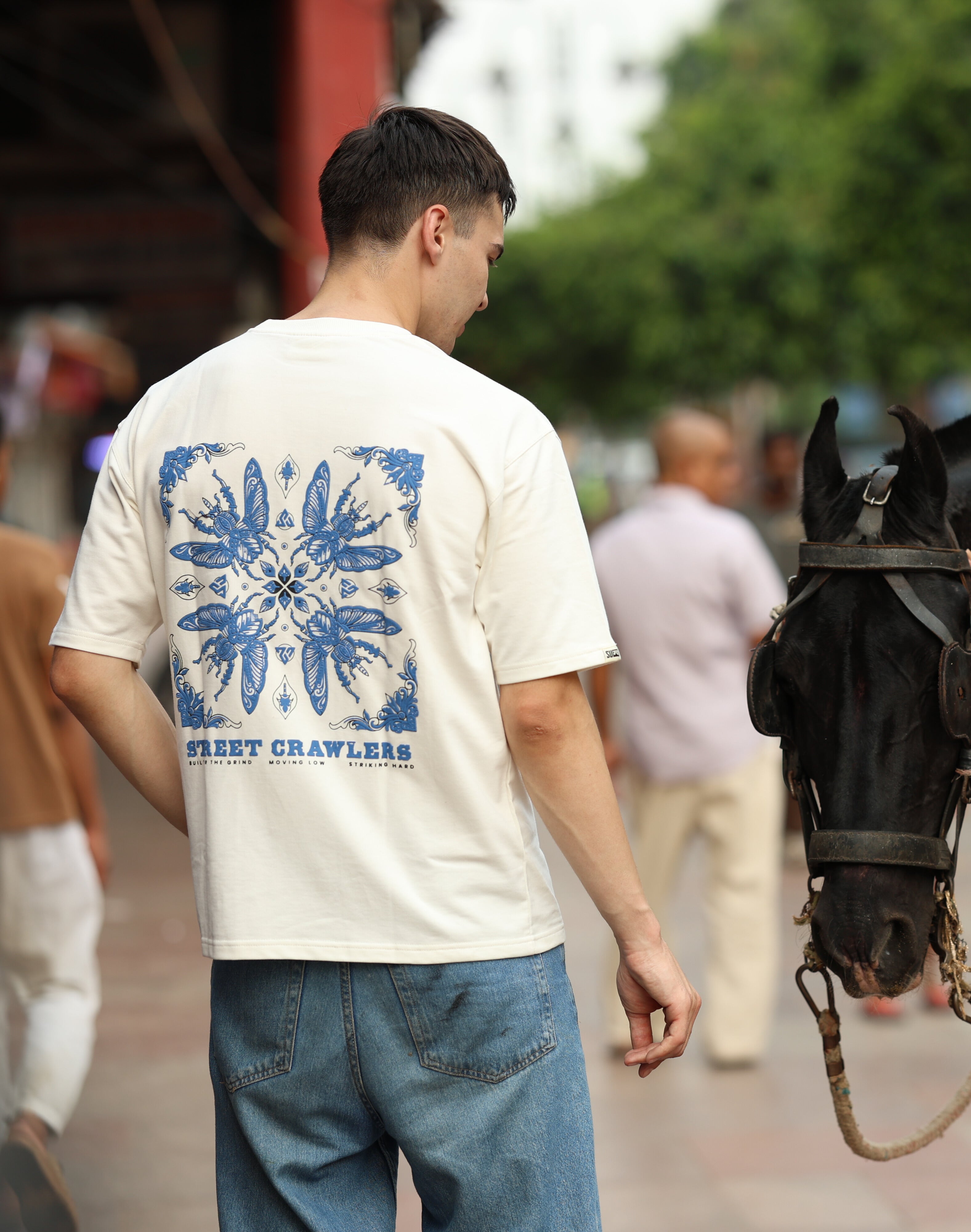 STREX premium half-sleeve tee | Zerowave Collection | front view | THE SUNYA
