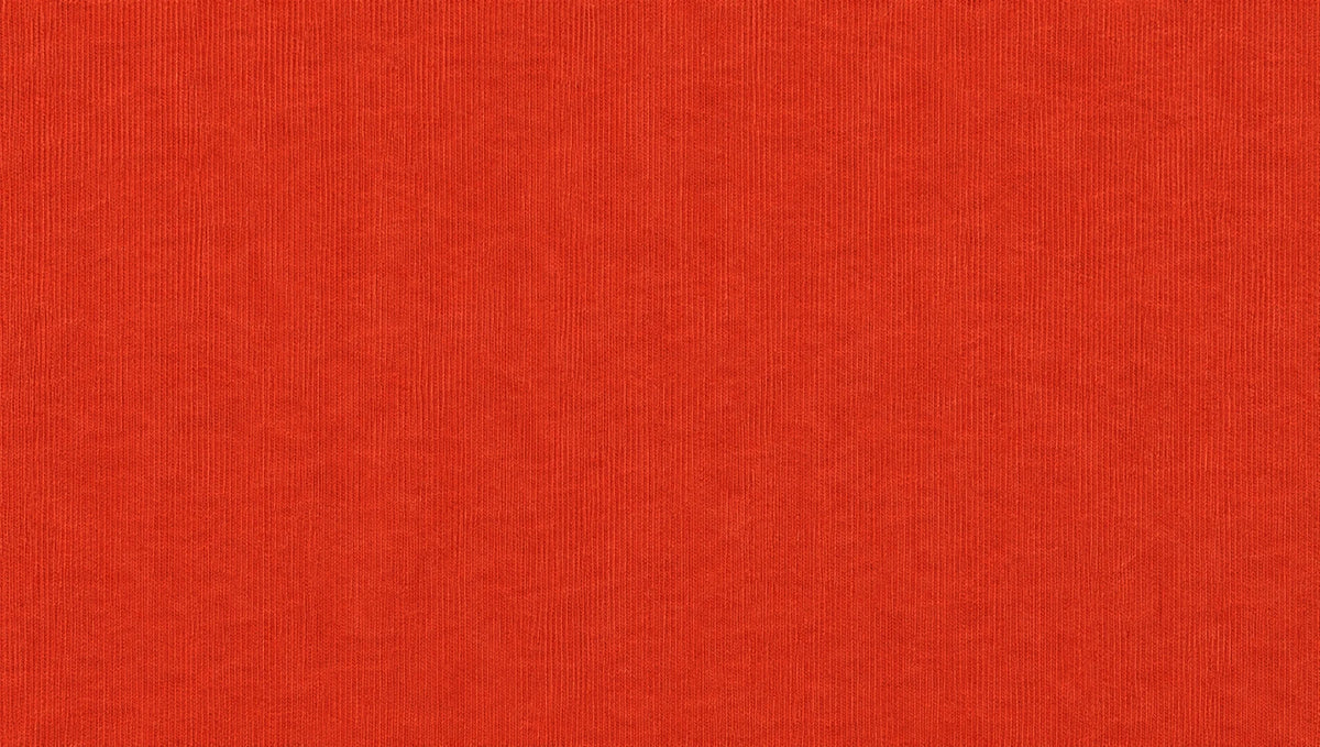 Edge-to-edge texture of rust-orange cotton French terry