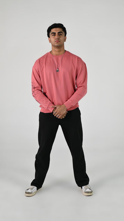 TRAGIC BLOOM premium sweatshirt | 5th Century Collection | detail | THE SUNYA