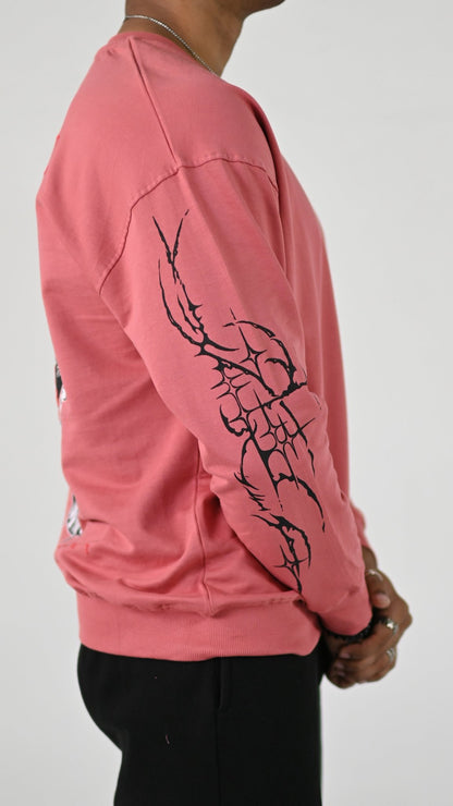 TRAGIC BLOOM premium sweatshirt | 5th Century Collection | detail | THE SUNYA